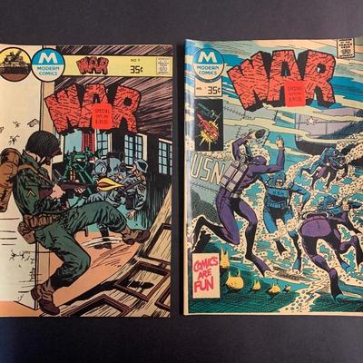 LOT Lot 37R:  Vintage Modern Comics War