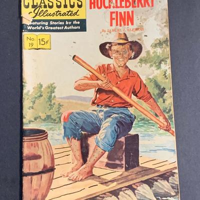 LOT 49R: Vintage Classics Comics:  Huckleberry Finn, Moby Dick & Others