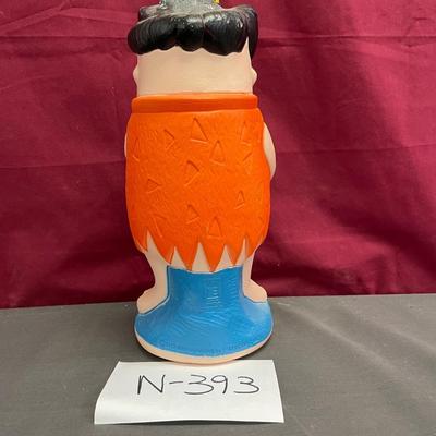 Fred Flintstone plastic bank