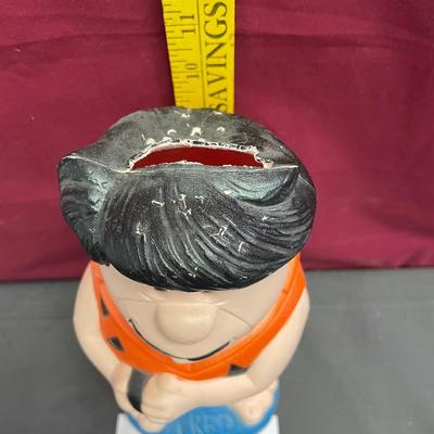 Fred Flintstone plastic bank