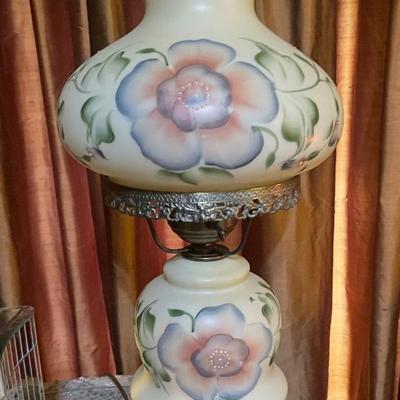 Vintage Hand Painted Gone with the Wind Table Lamp