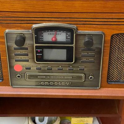 Crossley Turntable, CD Player, AM/FM Radio and CD Recorder