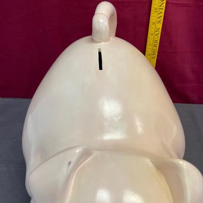 Giant adorable piggy bank