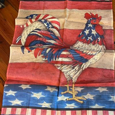 Lot of Five Large Flags