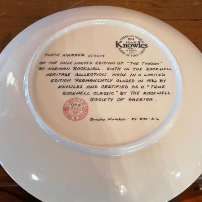 Vintage Knowles Norman Rockwell Collector Plates - Part 1 - Set of 9 Plates