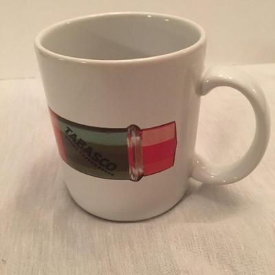 Tabasco Mug. McIlhenny Brand Products 4â€ High