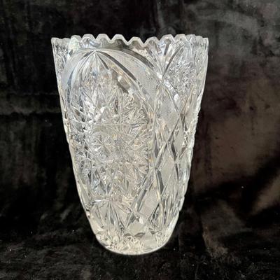 Crystal Serving Pieces. (D-JM)
