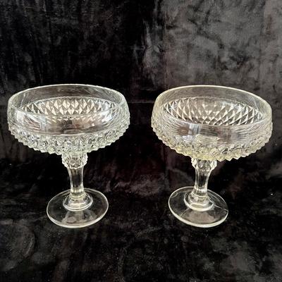 Crystal Serving Pieces. (D-JM)