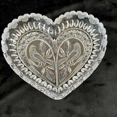 Crystal Serving Pieces. (D-JM)