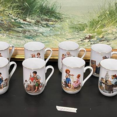 Amazing Lot of  Norman Rockwell Mugs