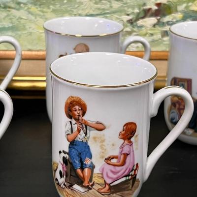 Amazing Lot of  Norman Rockwell Mugs