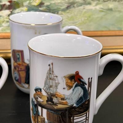 Amazing Lot of  Norman Rockwell Mugs