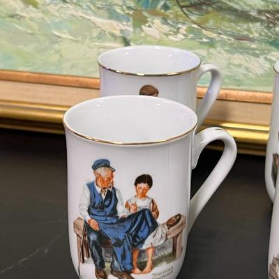 Amazing Lot of  Norman Rockwell Mugs