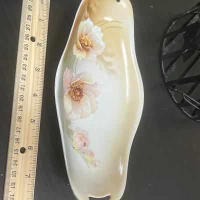 Vintage Plates And Trinket Box