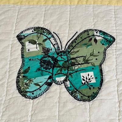 Hand Sewn Butterfly Quilt