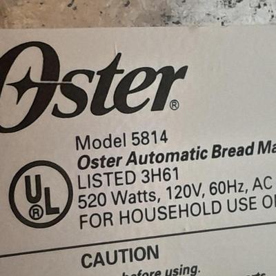 LOT 55 OSTER AUTOMATIC BREAD MAKER