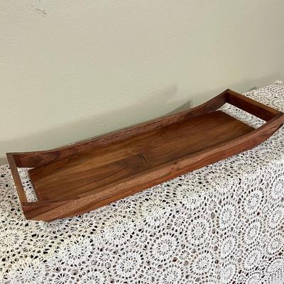 Solid Wood Rectangle Serving Tray
