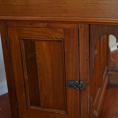 LATE 19TH CENTURY DAVENPORT DESK/ CARVED PULLS AND MORE