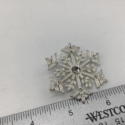 Snowflake Costume Brooch