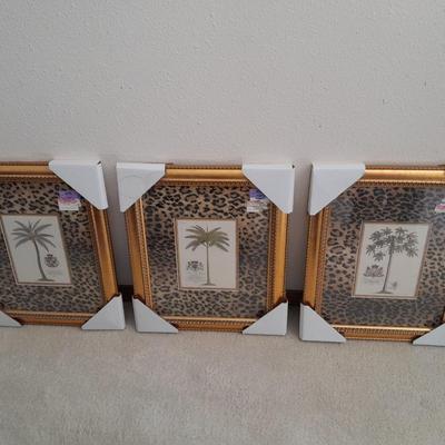LOT 118 THREE NEW FRAMED TREE PICTURES