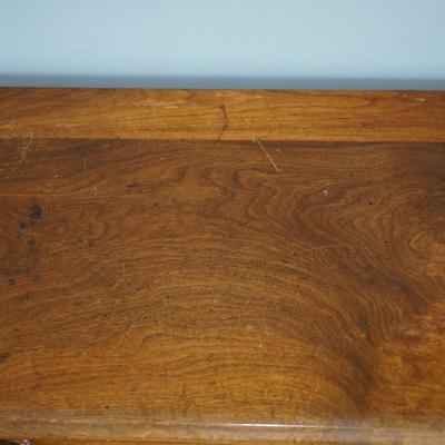 PRIMITVE MAPLE ONE DRAWER STAND- AS IS