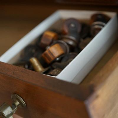 RARE VICTORIAN ABATTANT STYLE DESK W/ MIRROR / SECRETARY DROP DOWN INTERIOR