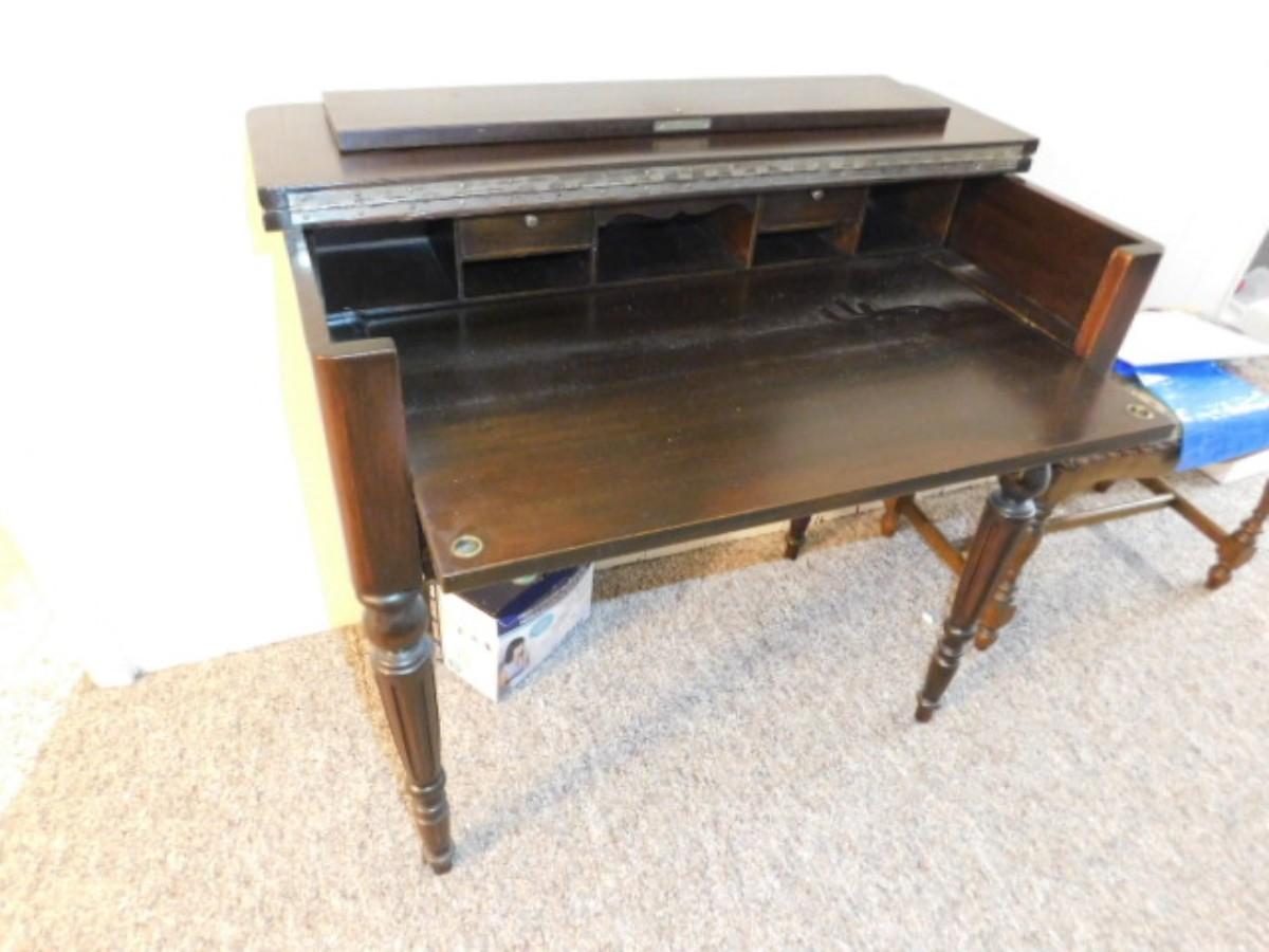 Vintage Flip Top Secretary Desk