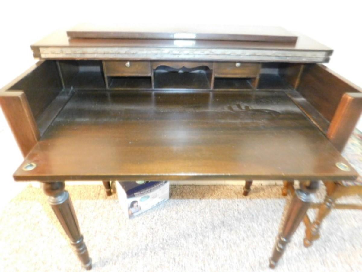 Vintage Flip Top Secretary Desk
