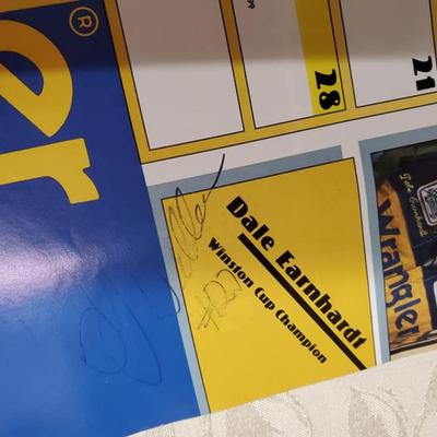 Signed NASCAR Winston Cup Superstars 1987 calendar