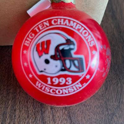 1993 Badger Big Ten ornament