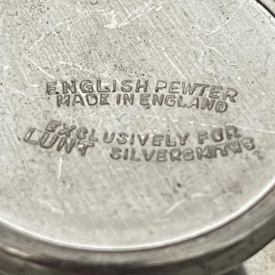 Lunt english Pewter set