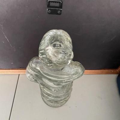 Blown glass  figural decanter