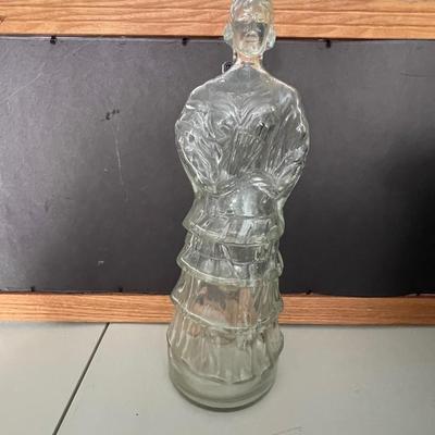 Blown glass  figural decanter