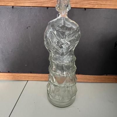 Blown glass  figural decanter