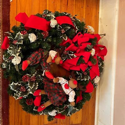 Cute Reindeer Christmas Wreath