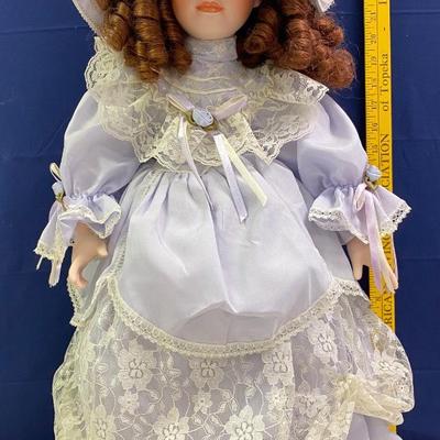 Light Purple Dress with Hat
