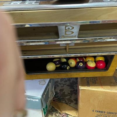 Antique Brunswick Gold Crown 3 Table