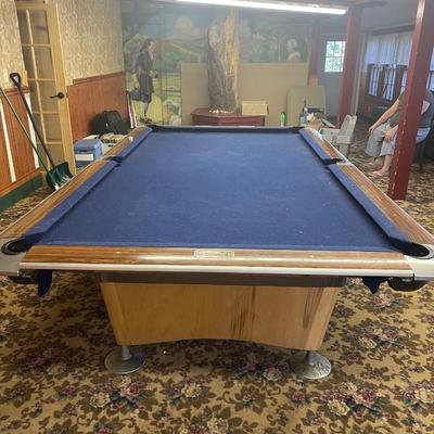 Antique Brunswick Gold Crown 3 Table