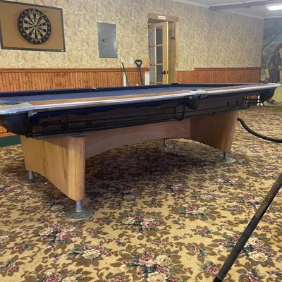 Antique Brunswick Gold Crown 3 Table