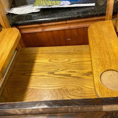 Antique Brunswick Gold Crown 3 Table