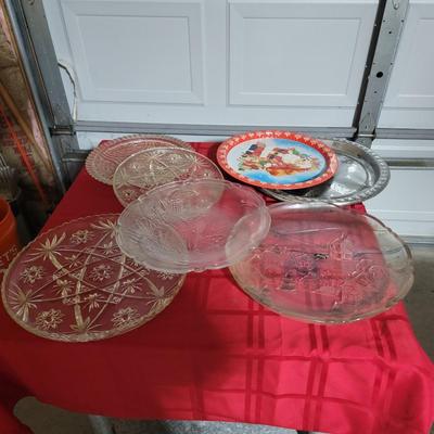 Variety of trays & platters