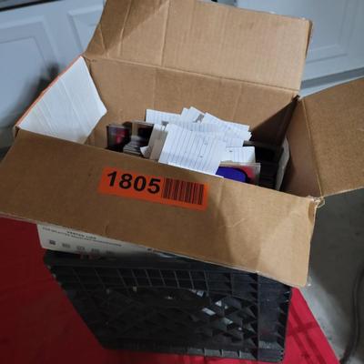 Plastic letters for sign, ticket holder, & misc. items