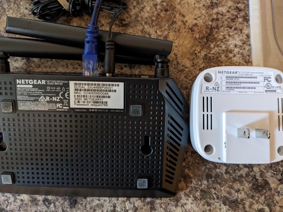NETGEAR Ac1200 Dual Band WiFi Router Model R6120