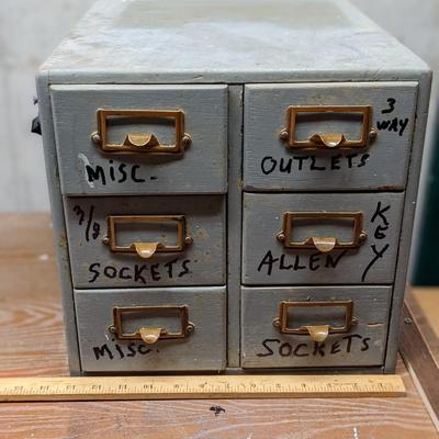Small but Sturdy Hardware Drawer Unit (includes contents)