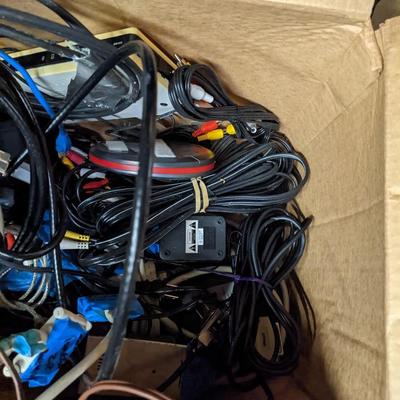 Lot of Cables, Routers, modems