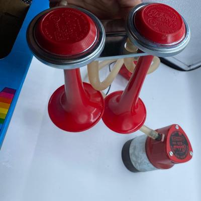 Vintage Cal Custom Twin Electric Air Horns Made in Italy