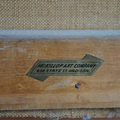 LANSCAPE OF TREES IMPRESSIONIST STYLE OIL ON CANVAS NOT SIGNED