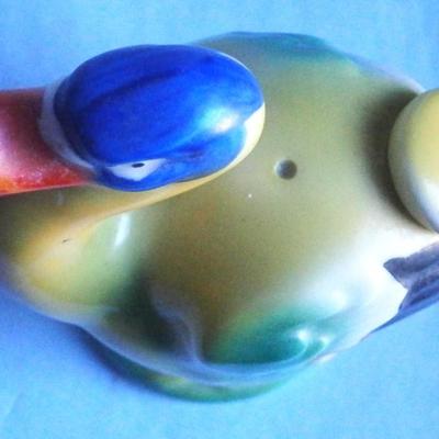 Figural Bird Porcelain Oil Bottle