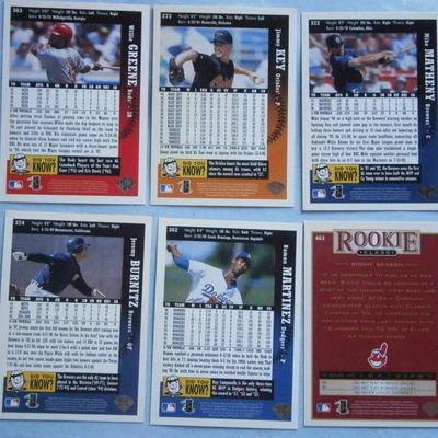 (12) 1990's PINNACLE Baseball Cards