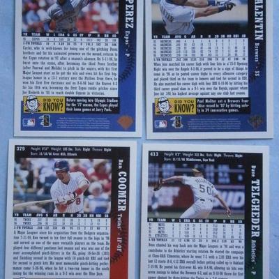 (19) 1990's Baseball Cards
